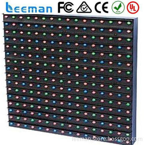 led curtain screen Leeman P3.91 SMD double sided outdoor led display